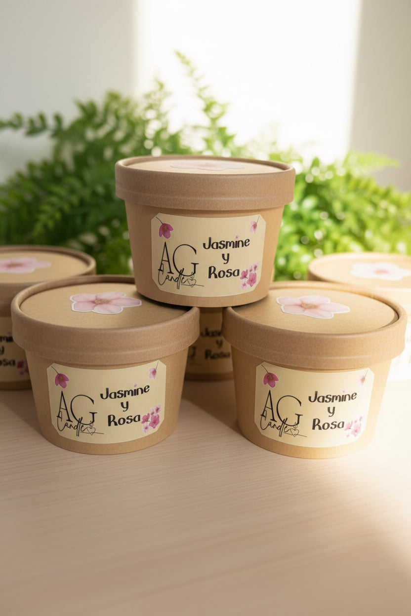 Wax Melts aromas Jazmín y Rosa